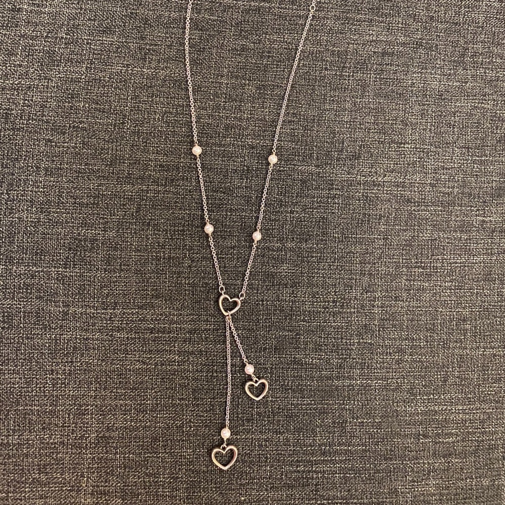 James Avery Pearl and Silver Hearts